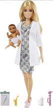 Barbie Baby Doctor Playset with Blonde Doll, Infant Doll You Can Be Anything - £27.75 GBP