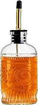 Coffee syrup dispenser bottle 7oz, glass syrup bottle with metal spout - $74.51 MXN