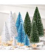 9Pcs Mini Christmas Trees Christmas Decor Artificial Christmas Decoratio... - £25.17 GBP