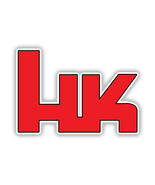 Heckler &amp; Koch Red Logo Sticker Vinyl Decal Waterproof (Style #3) - $4.50+