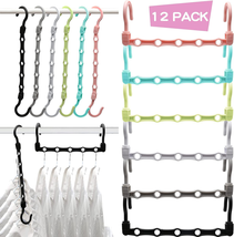 Closet Organizer and Storage,12 Pack Sturdy Closet Organizer Hanger for Heavy Cl - $16.03