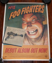 Foo Fighters 1995 Original Roswell Promo Poster - £23.91 GBP