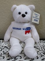 Fun Bears George W. Bush For President 2000 8-1/2&quot; - £9.92 GBP
