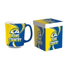 Los Angeles Rams Coffee Mug 14oz Ceramic with Matching Box - $54.99