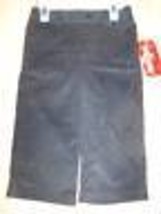 Size 24 Months Healthtex Solid Black Corduroy Dress Pants New - $12.00