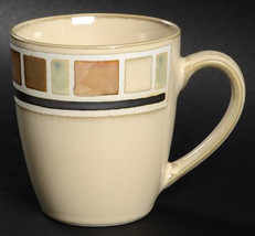 Better Homes And Gardens &quot;Cream Mosaic&#39;&#39; Collectible Large Mug - £10.27 GBP