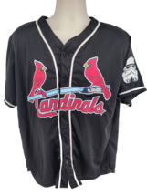 St Louis Cardinals Star Wars Jersey Size XL Black - $64.30