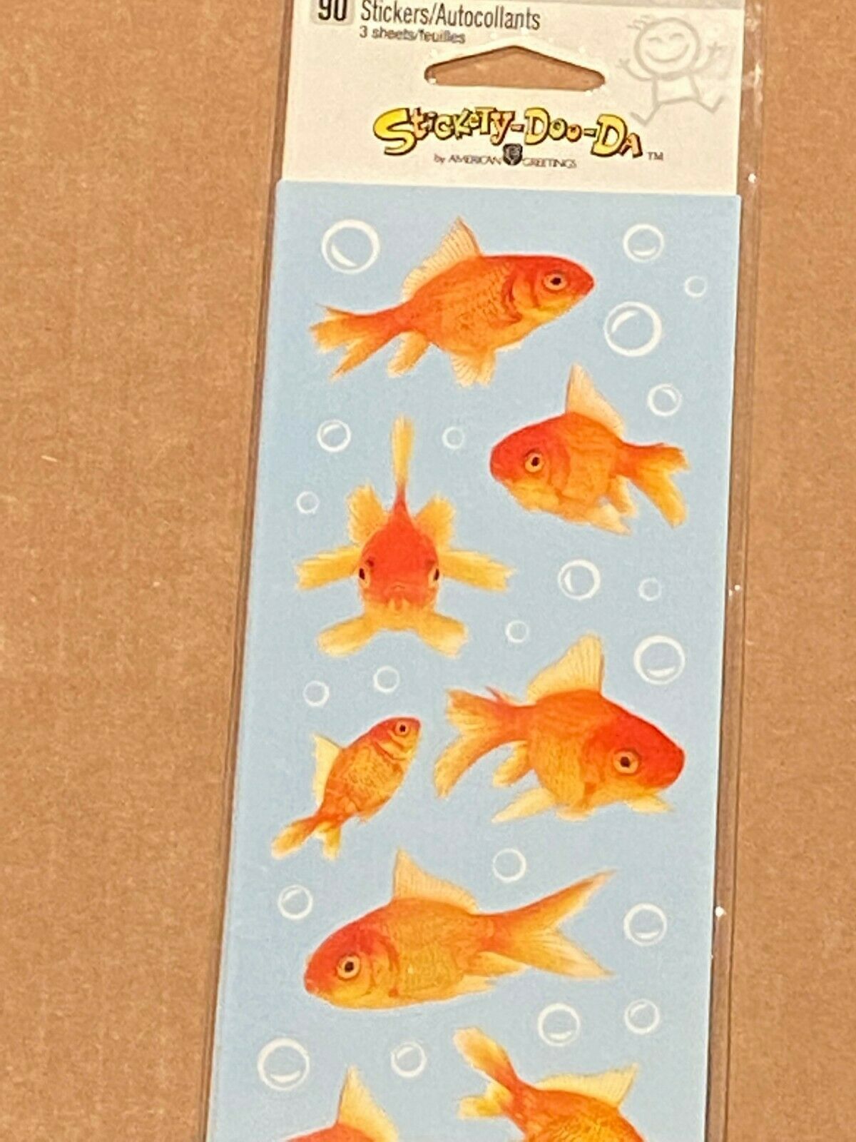 American Greetings Goldfish & Bubbles Stickers 90 Stickers*NEW/SEALED* bb1 - £4.71 GBP