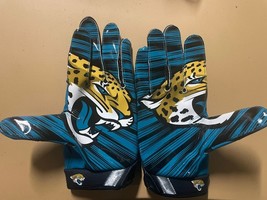 Nike Vapor Jet 3.0 Nfl Jacksonville Jaguars Receivers Football Gloves Size L - £46.80 GBP