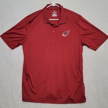 Fanatics Arizona Cardinals Mens Polo Shirt Sz XL Short Sleeve Lightweigh... - $14.87