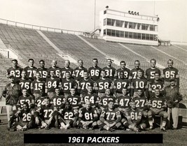 1961 GREEN BAY PACKERS 8X10 TEAM PHOTO FOOTBALL NFL PICTURE - £3.93 GBP