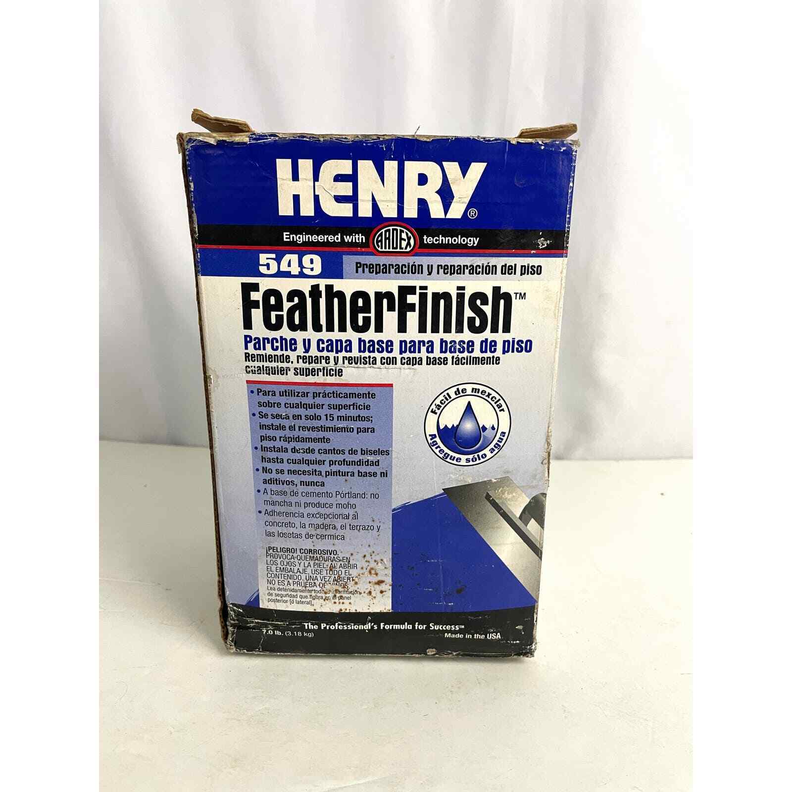 Henry 549 7 Lbs Feather Finish Patch And Skimcoat 12163 OPEN BOX