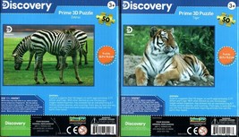 Discovery -  Prime 3D 50 Pieces Jigsaw Puzzle (Set of 2) v2 - £12.65 GBP