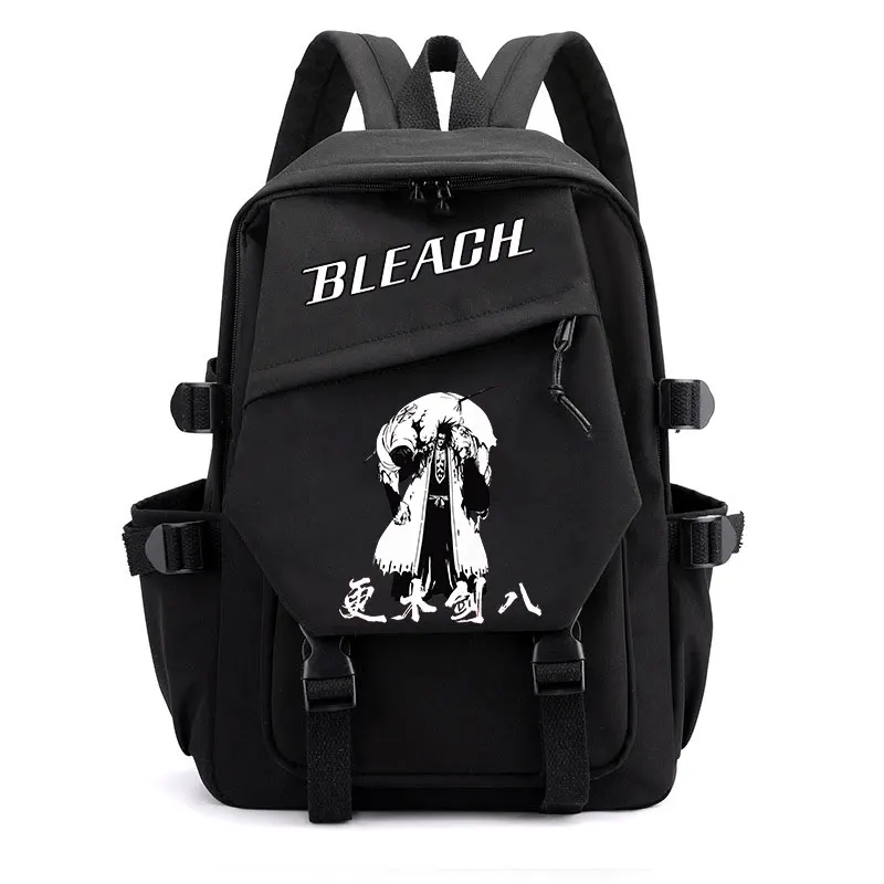 Anime Bleach Backpack Kurosaki Ichigo Design Student School Shoulder Bag Youth O - £85.79 GBP