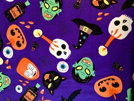 Alexander Henry Fabrics- Haunted House - A SCARY DISGUISE - Cotton Fabric - 1.2  - £3.93 GBP