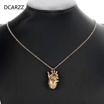 DCARZZ Heart Pendant Necklace Medical Gift Women Choker Initial Anatomy Haart Ne - £12.50 GBP