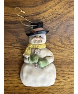 Allyson Nagel Snowman Christmas Ornament Roman Winter Holiday 1995 Vtg S... - $15.00