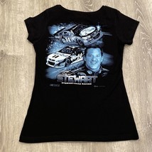 Chase Authentics Womens Size L Tony Stewart Nascar T-Shirt Black - £14.67 GBP