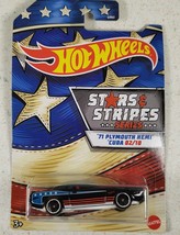 Mattel 2019 Hot Wheels Stars &amp; Stripes 71 Plymouth Hemi Cuda 2/10 New Se... - £5.05 GBP