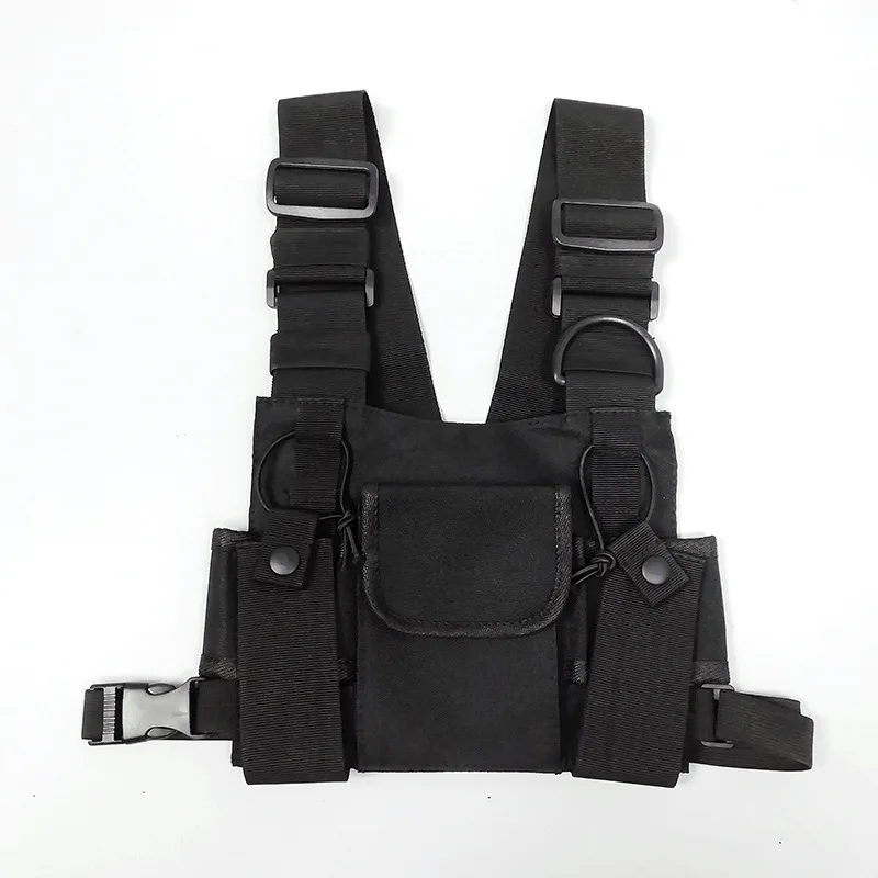 Functional  Chest Rig Bag Men Hip Hop Streetwear Cool Sling Package  Soulder Wai - $104.87