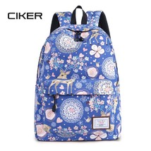 Cute School Backpack Women   Printing Travel Bag Girls Large Capacity College Bo - £37.75 GBP