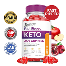 Fast Ripped Keto ACV Gummies 1000MG Apple Cider Vinegar 60 Gummys - £43.82 GBP