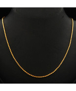 22 Karat Hallmark Eye-Catching Gold 9in Rope Chain Father In Law Gift Je... - £1,863.84 GBP