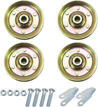 3&quot; Heavy Duty Garage Door Pulley Kits, 3/8&quot; Arbor 200LB Load, 4 Sheave P... - $21.75