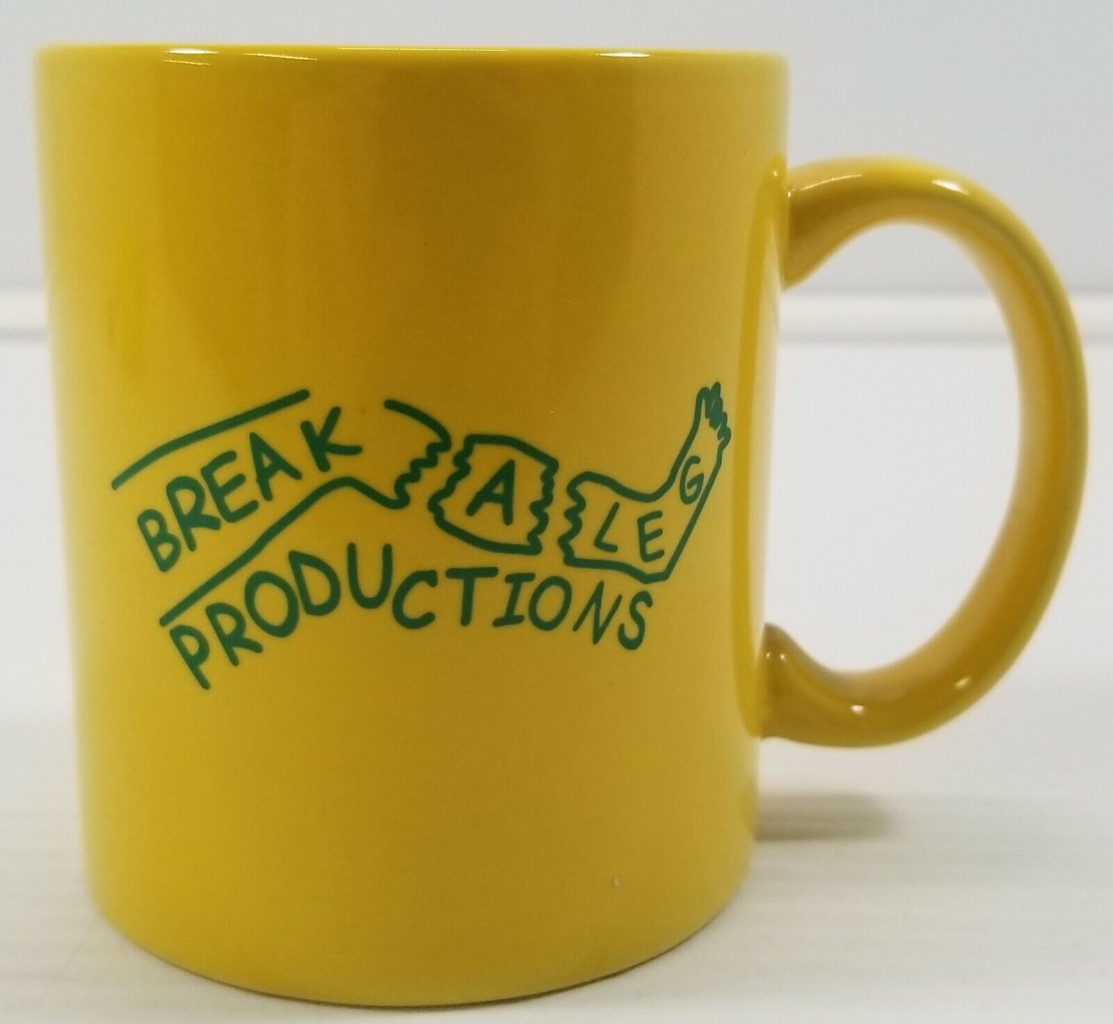 Primary image for M) Break a Leg Productions New York Yellow Coffee Mug