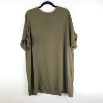&amp; Other Stories Cuffed Short Sleeve Keyhole Back Crewneck T Shirt Dress ... - $24.06