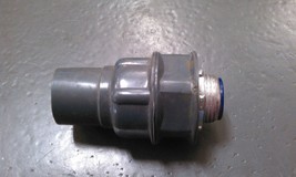3/4&quot; LIQUID TIGHT STRAIGHT MALE CONNECTOR; PVC COATED - $29.95