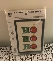 Needle Magic Counted Cross Stitch Kit 3794 Ho Ho Ho Christmas 5 x 7  Bra... - £9.03 GBP