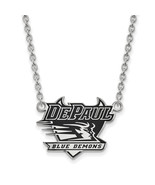 SS DePaul University Enamel Large Pendant w/Necklace - $159.68 CAD