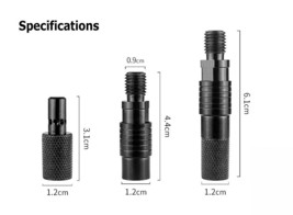 LINNHUE 4pcs Bite Alarm Connector Rod-Holder Fishing Accessories Aluminum Alloy  - £51.46 GBP