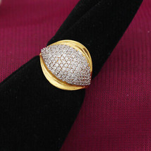 22cts Hallmark Yellow Gold Wedding Ring Size US 7.5 Female Hot Selling Jewelry - £710.64 GBP