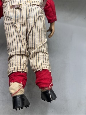 Vintage Rosko Johnny Hero Doll Action Figure 1960's RARE Yankees Baseball 13” Item image 9