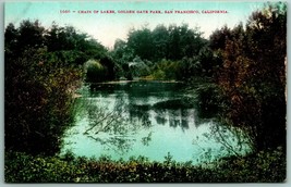 Chain of Lakes Golden Gate Park San Francisco CA UNP Unused DB Postcard J3 - £5.93 GBP