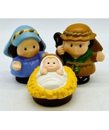 Fisher Price Little People Nativity Jesus Mary Joseph Shepherd 2008 Lot ... - £12.57 GBP