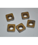 Lot of 5 Used SANDVIK, R210-09 04 12M-MM 2040 &amp; 4020 CARBIDE INSERTS - $27.14 CAD