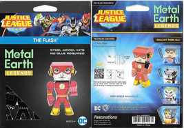 DC Comics The Flash Figure Metal Earth Legends 3-D Laser Cut Steel Model Kit - £9.97 GBP