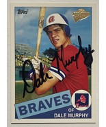 Dale Murphy Autographed 2003 Topps Baseball Card - Atlanta Braves - $275.62 MXN