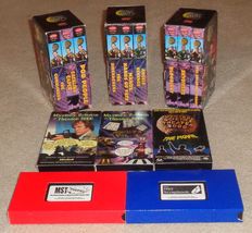 MST3K Mystery Science Theater VHS Tapes - 11 Movies, Shorts, Poopie, Scrapbook - £78.97 GBP