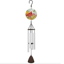 Cardinal Birdsong Wind Chime Outdoor Garden Windchimes 27 Inches New - $45.52