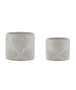 Porcelain Floral Patterned Planter (Set of 2) - $58.00
