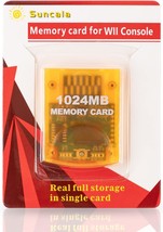 Suncala Memory Card, 1024Mb Memory Card For Nintendo Gamecube, Wii Console And - £29.05 GBP