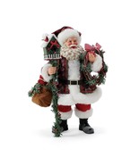 Possible Dreams Santa Statue with Bird House and Wreath 10.5&quot; High Depar... - £77.68 GBP