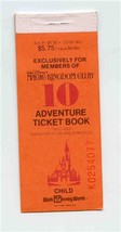 Transportation Ticket & 10 Adventures in Walt Disney World Child Ticket Book  - £53.19 GBP