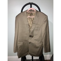 Jos A Bank Beige Wool Sport Coat 42R, Two Button Vented Jacket Blazer,Dr... - $29.70