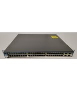 Cisco  Catalyst (WS-C3750V2-48PS-S) 48-Ports-Ports Rack-Mountable Switch... - £147.09 GBP
