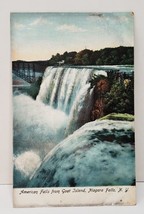 Niagara Falls American Falls From Goat Island Postcard C12 - £3.15 GBP